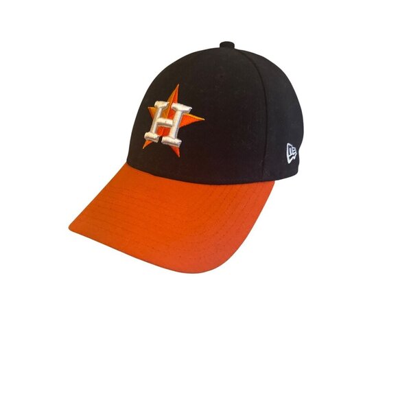 Houston Astros 9Forty Adjustable Cap By New Era - Black & Orange Adjustable - Picture 1 of 7